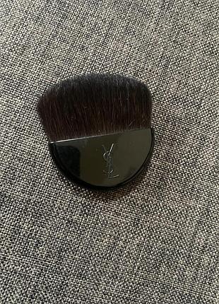 Yves saint laurent пензлик із натуральним ворсом для  пудри, нова, оригінал