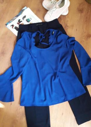 Блуза с эфектной спинкой