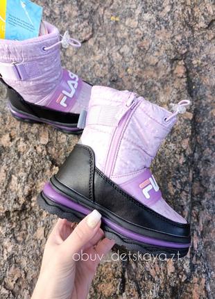 Нові зимові чобітки черевики дутики2 фото