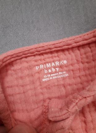 Муслиновый ромпер песочник primark бирка 18 мес4 фото