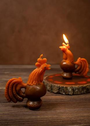 Свеча-первоник из пчелиного воска