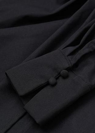 Черное платье, платье до колен, мини-платье от h&amp;m3 фото