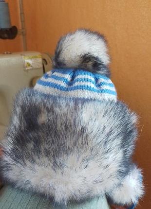 Детские шапки зимние 🥰2 фото