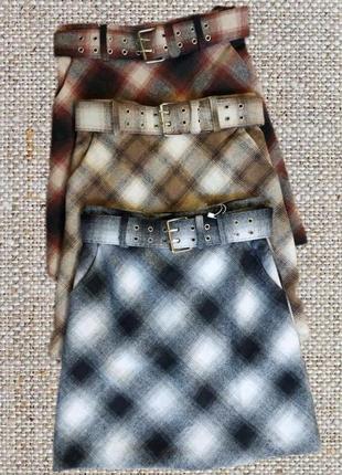 Юбка в клетку