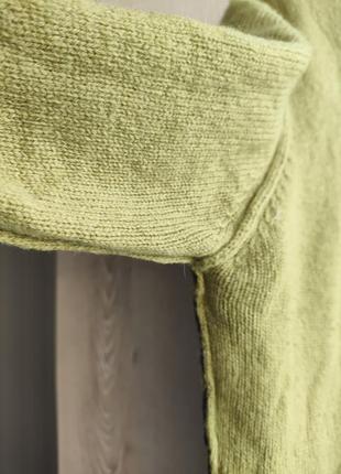 🔥розпродаж🔥🔥теплий шерстяний светр шерсть 100% у смужку смугастий полосатый теплый шерсть вовна4 фото