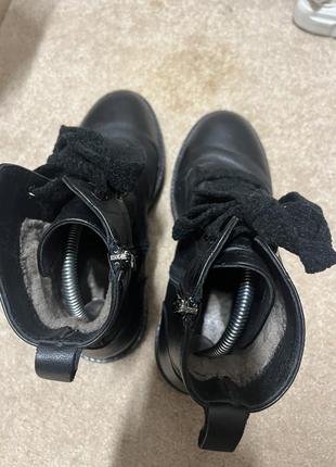 Зимові черевики на овчині kelton 🇮🇹 25,5 см - торг!!5 фото