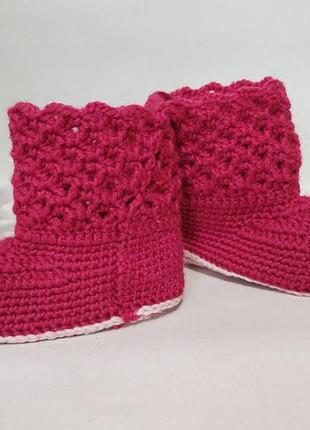 🌺вязаные детские пинетки🩰 ручной работы.