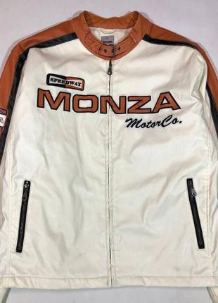 Monza moto leather jacket racing мотокуртка2 фото