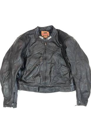 Ixs moto leather jacket black racing vintage мотокуртка