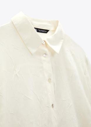 Новая блуза zara молочного цвета3 фото