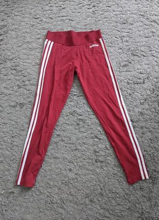 Легінси adidas, size s, стан ідеальний, півпояс резинка 32-42 довжина 821 фото