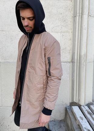 Удлиненный бомбер wild one, размер s