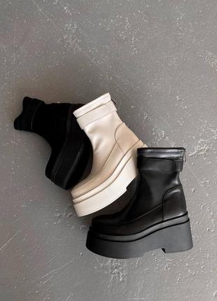 Демисезонные ботинки =meideli=
цвет: черный, экозамша8 фото