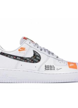 Nike air force 1 low just do it pack white/black1 фото