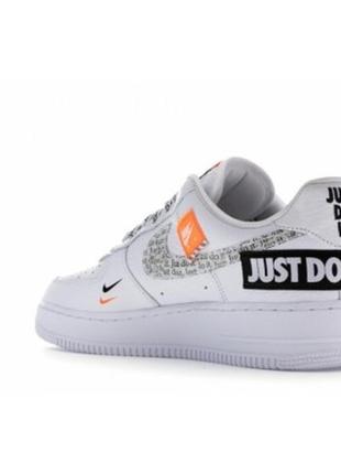 Nike air force 1 low just do it pack white/black4 фото