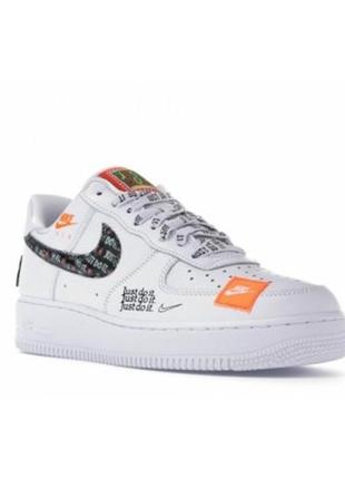 Nike air force 1 low just do it pack white/black2 фото