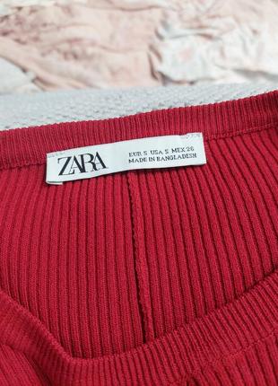 Трикотажное платье zara5 фото