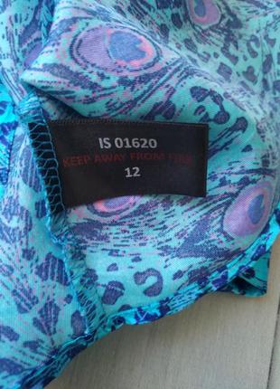 Ночная рубашка indigo 12 размер на тонких бретелях4 фото