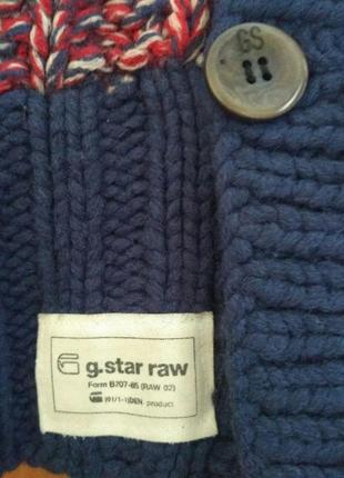 G-star raw теплый вязаный свитер с горлом, размер s.4 фото