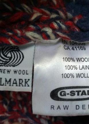 G-star raw теплый вязаный свитер с горлом, размер s.5 фото