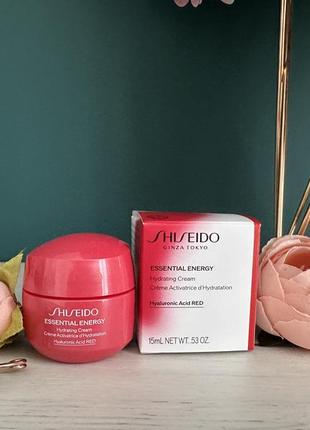 Ультра увлажняющий крем shiseido essential energy hydrating cream 15 мл2 фото