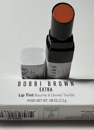 Люкс бальзам тінт для губ bobbi brown extra lip tint відтінок bare raspberry bare nude