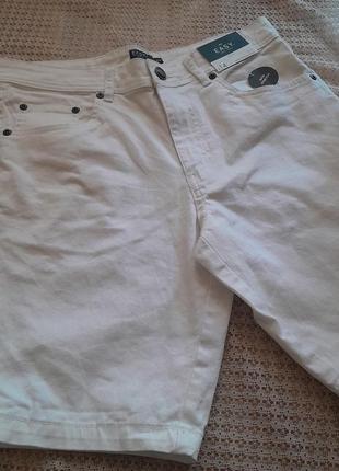 Белые узкие джинсовые шорты easy от matalan6 фото
