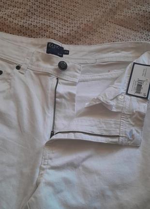 Белые узкие джинсовые шорты easy от matalan7 фото