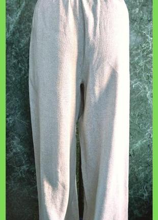 Летние льняные брюки лен штаны высокая посадка классика р.s, xs германия5 фото