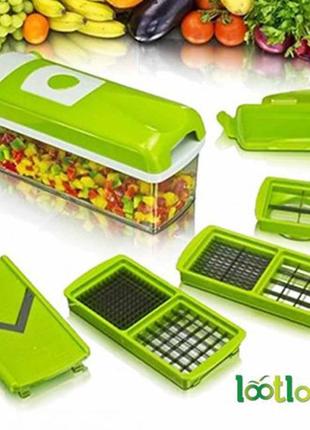 Овочерізка найсер дайсер, nicer dicer plus подрібнювач із книгою рецептів salemarket