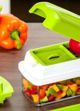 Овочерізка найсер дайсер, nicer dicer plus подрібнювач із книгою рецептів salemarket3 фото