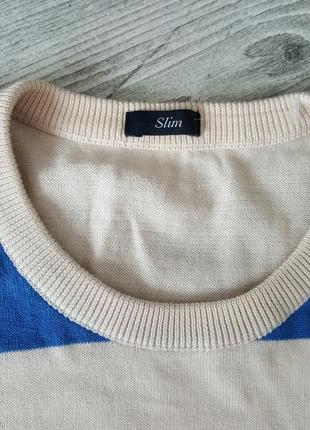 Легкий котоновый свитер джемпер armani jeans3 фото