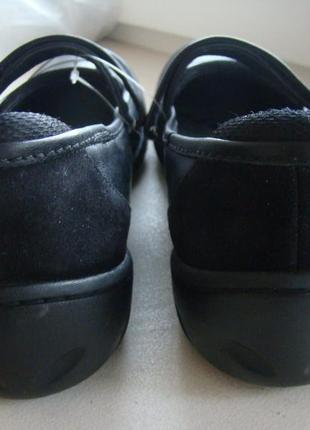 Кожаные туфли-мокасины clarks 38р.5 фото