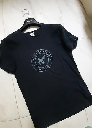 Брендовая футболка  мужская чоловiча hilfiger denim люкс бренд  xl l