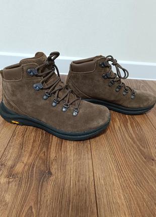 Фирменные замшевые ботинки merrell ontario suede1 фото