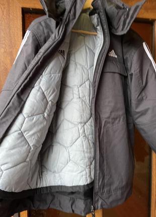 Шок цена. куртка  adidas, две в одной