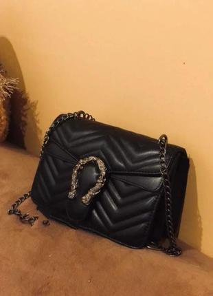 Женская сумка сумочка черная клатч2 фото