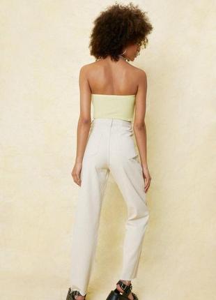 Бежеві джинси моми хс с 25 26