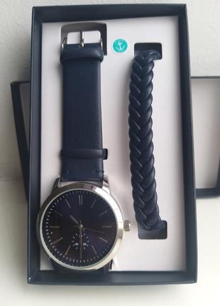 Мужские наручные кварцевые часы jackson от avon+браслет