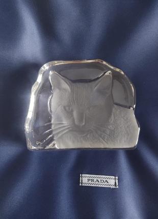 Статуэтка кошка стиль lalique1 фото