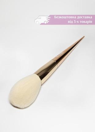 Пензлик для нанесення рум'ян та бронзера iconic london ultimate brush set tapered powder brush