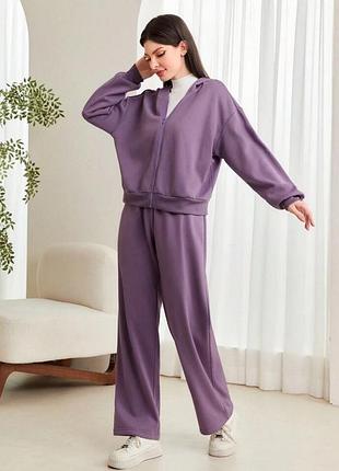Новый! костюм на флисе + топ shein5 фото