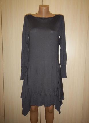 Платье с кашемиром и шелком marks &amp; spencer p.10