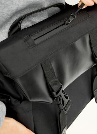 Женская сумка для ноутбука черная5 фото