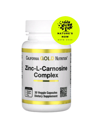 Цинк-l-карнозин — 30 капсул/california gold nutrition, сша