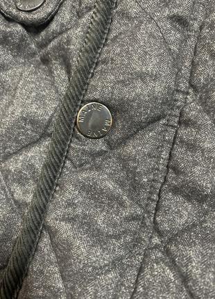 Демисезонная стеганая куртка на флисовой подкладке maine, m5 фото