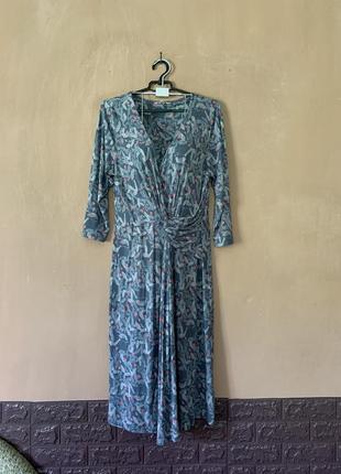 Зимнее платье платье тепла на длинный рукав вискоза размер 48 501 фото