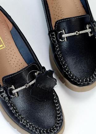 Кожаные мокасины