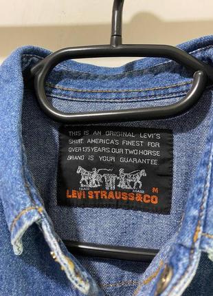 Джинсова сорочка levi’s vintage вінтаж orange tab ретро retro cowboy2 фото