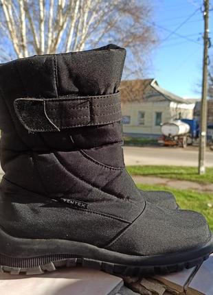 Комфортные зимние термо сапоги, дутики tentex